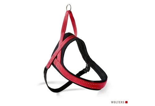 Hundegeschirr Soft & Safe reflektierend, Gr. 1: 28-35cm cayenne/schwarz - Weiteres Autozubehör: Das reflektierende Hundegeschirr Soft & Safe sorgt für Sicherheit bei Nacht und bietet optimalen Tragekomfort für Ihren Hund.