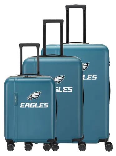 Travelite travelite x NFL 4 Rollen Kofferset 3-teilig mit Dehnfalte