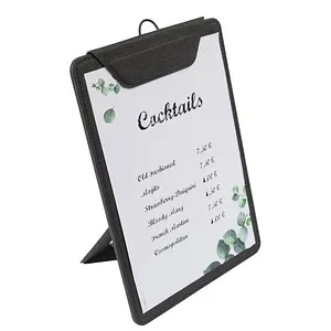 SIGEL Klemmhefter Speisekarten anthrazit, 1 St.