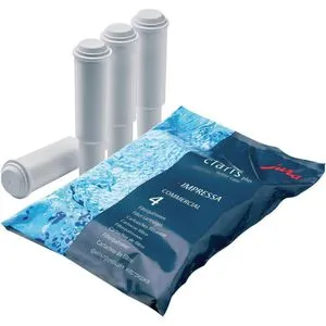 Jura Filterpatrone Claris White 62911 - 4 Stück - Wasserfilter für Jura Kaffeevollautomaten, optimiert Kaffeequalität und Aroma. Hochwertiges Filtersystem für frisches Kaffeewasser und längere Lebensdauer des Geräts.
