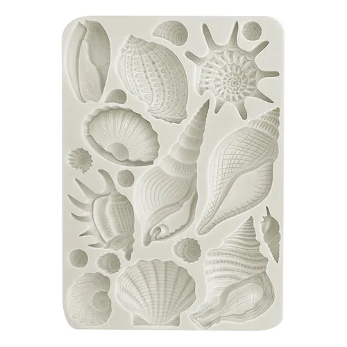 Stamperia Silikonform Sea Land Shells 150 mL A5 für Gießen und Basteln