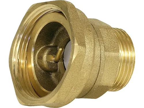 Rückschlagventil aufstellbar mit Überwurfmutter 1 1/2'' Außengewinde R 1'' Typ 1