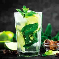 Produktbild EUROART Glasbild 20 x cm Mojito II Glas Grün