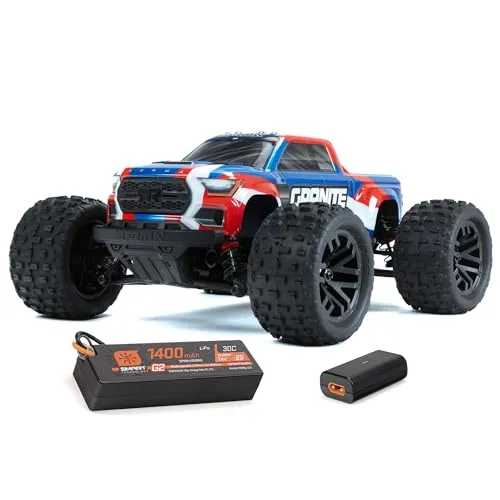 ARRMA Granite GROM - Ferngesteuertes RC Auto 1:18, bürstenloser Motor bis 30 km/h, robustes Monstertruck-Design für jedes Gelände