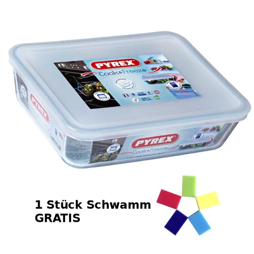 Glas-Lebensmittelbehälter von Pyrex