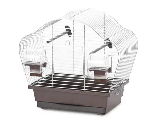 DUVO+ Vogelkäfig Vogelkäfig Natural Beta Mini braun/zinc von duvoplus