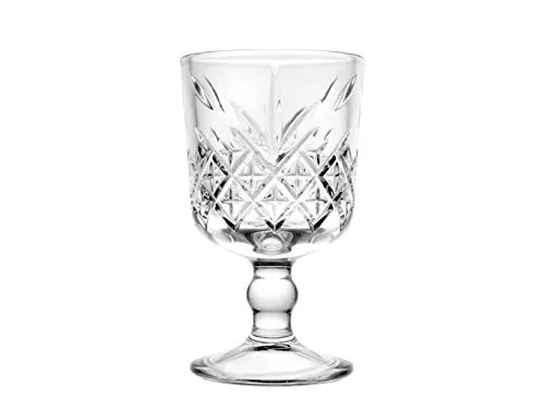 Pasabahce 51718 Timeless Likör- & Spirituosengläser 6er Set | 6 cl Vodka Pinnchen, Shotgläser, Stomper | edles Kristall-Design im Retro Look | ideal zu Schnaps & Digestif | für Gastronomie & Haushalt