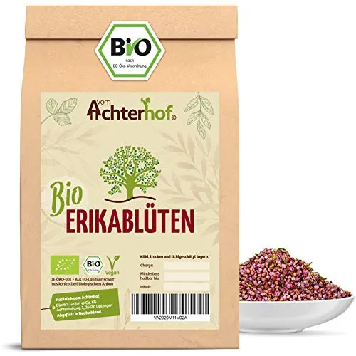 BIO Heideblütentee (250g) Erikablüten Heidekrautblüten gerebelt aus kontrolliert biologischem Anbau Erikablütentee