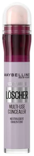 Maybelline New York Instant Anti-Age Löscher Color Corrector Concealer, Ultra-einfache Farbkorrektur für einen ebenmäßigen Teint, Lila, 6,8 ml