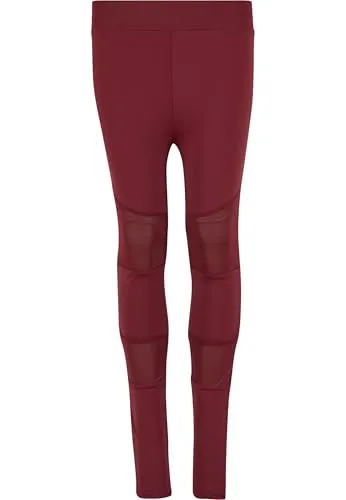 Urban Classics Mädchen Leggings Girls Tech Mesh Leggings Port 110/116