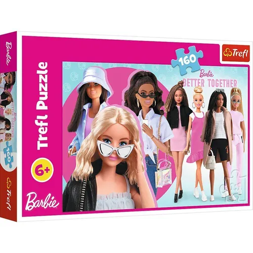 Puzzle 160 elementów Barbie i jej Świat TREFL 15419 TREF TREFL 5900511154191