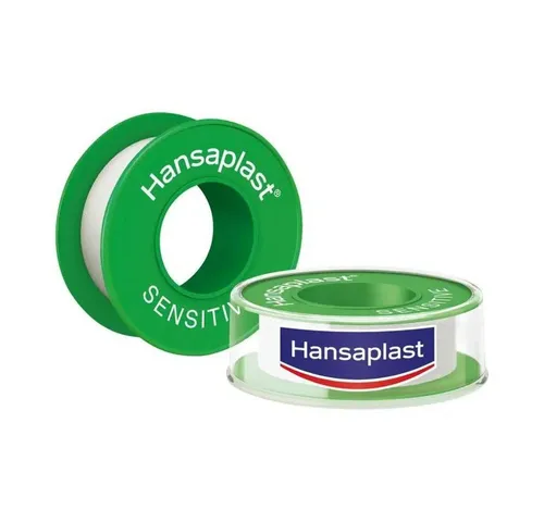 Beiersdorf AG Wundpflaster Hansaplast Fixierpflaster Sensitive, 5 m x 1,25 cm - B01N4EN0FV