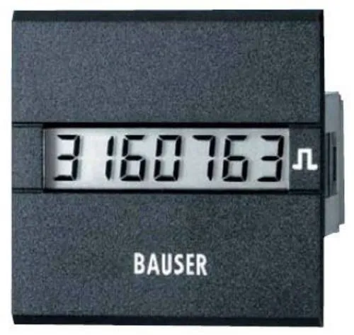 Bauser 3811/008.2.1.7.0.2-003 Einbaumessgerät - Präzises Einbaumessgerät in Schwarz, nur 37 mm tief, ideal für platzsparende Anwendungen.