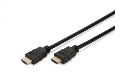 Kabel połączeniowy HDMI Highspeed 2.0 z Eth. GOLD Typ HDMI A/HDMI A, M/M czarny