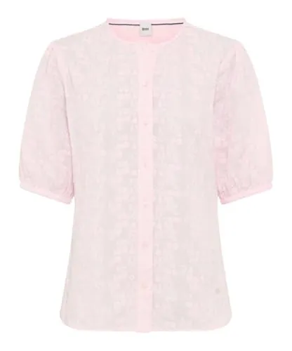 BRAX Damen Style VEA Embroidery Allover Bluse - Elegante 1/2-Arm Bluse mit einzigartigem Allover-Stickdesign, perfekt für stilvolle Anlässe und den täglichen Gebrauch.
