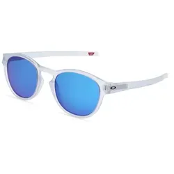 Oakley Latch Matte Clear / Prizm Sapphire Polar - Lifestylebrille - Stylische Lifestylebrille mit praktischem Clip-Mechanismus zur sicheren Befestigung. Erhältlich mit Prizm-Gläsern für optimierte Sicht bei hellem Licht.