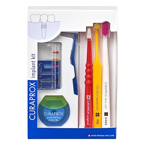 Curaprox Implantat-Set, Zufallsfarbe, Swiss Made