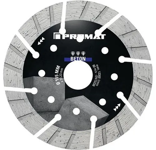 PROMAT Diamanttrennscheibe BETON PRO Ø 115 mm von Promat