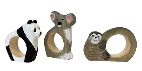 your castle Serviettenringe|Handgeschnitzt|Tierdesign von your castle