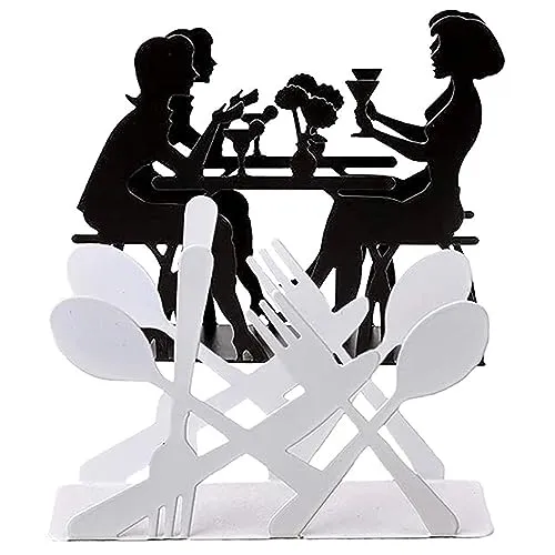 Serviettenhalter,RoadLoo 2 Stück Kaffeefilter Papierhalter aus Metall Tischdekoration Serviettenhalter Serviettenspender für Küche Arbeitsplatte Picknick Tischdekoration