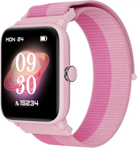 BIGGERFIVE BW01 Smartwatch (3,8 cm, sim), KINDER FITNESS SMARTWATCH MIT SPORTMODI WASSERSCHUTZ