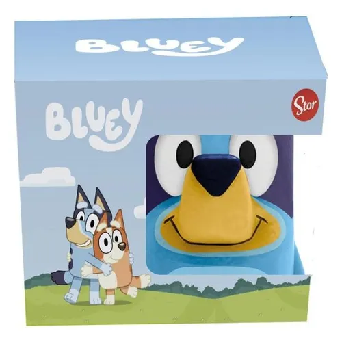 Bluey 3D Tasse 385 ml - Thermobehälter mit buntem Bluey Design, ideal für Kinder und Fans der Serie, hält Getränke warm oder kalt.