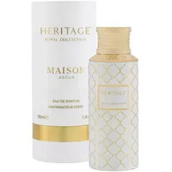 MAISON ASRAR Heritage Eau De Parfum 100ml – Unisex Duft - Eleganter Unisex-Duft mit frischen Zitrusnoten und warmer Kokosnuss. Ideal für den täglichen Gebrauch und besondere Anlässe – für jeden Moment geeignet.