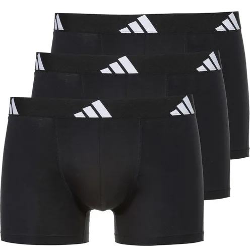 adidas Sportswear Trunk Active Flex Cotton (3er Pack) - Herrenunterhosen aus atmungsaktivem, elastischem Material für optimalen Tragekomfort, mit praktischem Logobund und schnelltrocknenden Eigenschaften.