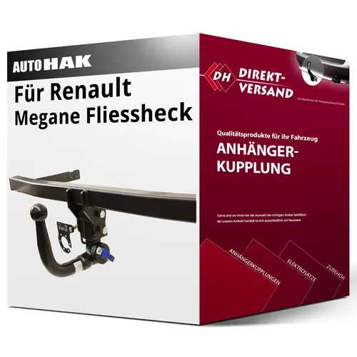 Abnehmbare Anhängerkupplung für Renault Megane Fliessheck