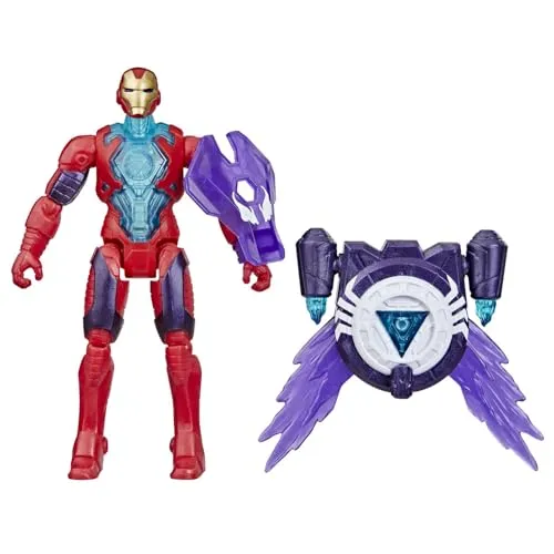 Marvel Avengers VenomVersus Epic World of Action Anti-Venom Iron Man Figur, Superheld mit beweglichen Gliedmassen und Accessoire, Spielzeug für Kinder ab 4 Jahren