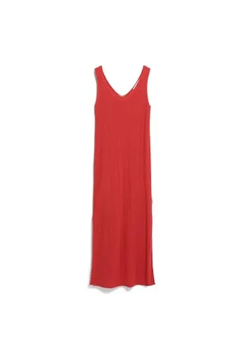 ARMEDANGELS Damen Strickkleid aus Leinen-Mix CINDAA LINO Regular Fit Coral Blush