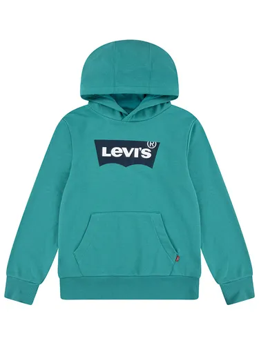 LEVI'S Boy's PO-Pull-Over Hoody Sweatshirt - Kapuzenpullover für Jungen, stylischer Fledermaus-Schnitt, ideal für lässige Outfits und hohen Tragekomfort.