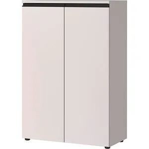 GERMANIA Aktenschrank Lemont - Praktischer Büroschrank in Kaschmir - Büroschränke mit 2 Einlegeböden und 3 Fächern, ideal für Ordnung im Büro. Made in Germany, pflegeleicht und mit Türdämpfung für sanftes Schließen.