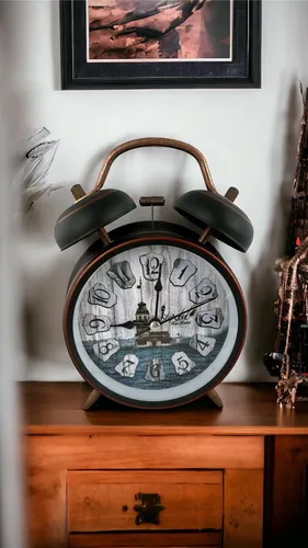 Wecker Tischuhr Nostalgie Antik Vintage Retro Metall Standuhr Uhr 14/84