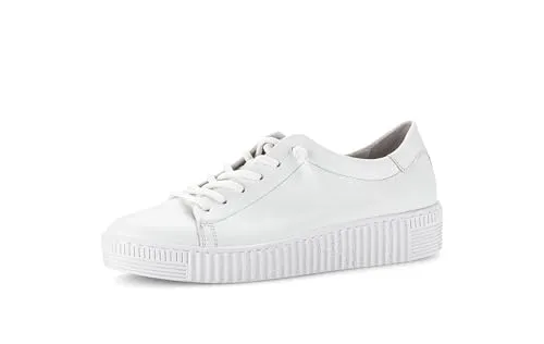 Gabor Damen Low-Top Sneaker - Bequeme Chunky Sneaker für Frauen - Damen-Sneaker mit Best Fitting für optimalen Komfort, ideal für Freizeit und Alltag. Stylischer Ugly Sneaker Look in Weiß, perfekt für trendbewusste Frauen.