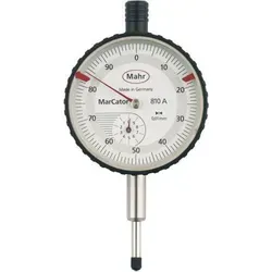Messuhr MarCator 0-10mm - Präzise Messuhr für Innen- und Außenmaße, mit einer Genauigkeit von 0,01 mm. Ideal für zuverlässige Messergebnisse in rauen Umgebungen. Robuste Bauweise und vielseitige Funktionen.