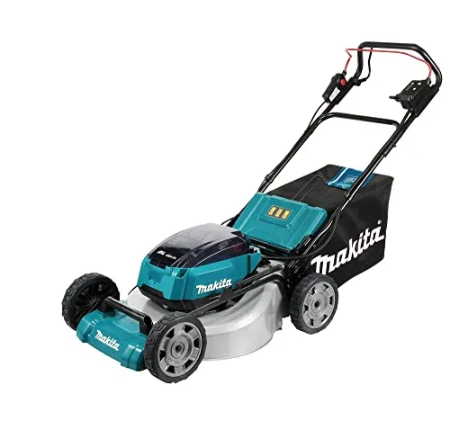 Makita DLM532ZX2 Rasenmäher - Sichelmäher mit 53 cm Schnittbreite, leistungsstark und kabellos, ideal für eine effiziente Rasenpflege im Garten.