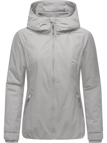 Ragwear Damen Winterjacke Dizzie Warm Rain YOUMODO Ash Gr. M - Funktionsjacke aus hochwertigem, wasserdichtem Material (Wassersäule 11.000 mm) mit atmungsaktiver Membran, ideal für kalte Tage und stilvolle Outdoor-Aktivitäten.