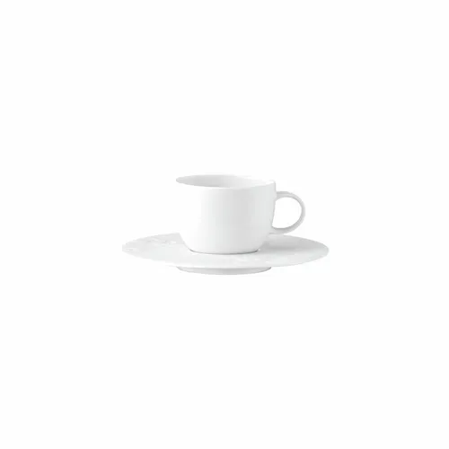 Rosenthal Espresso-Mokka-Tasse Zauberflöte mit Untertasse - Elegante Porzellan-Tasse für perfekten Kaffeegenuss, ideal für besondere Anlässe oder den täglichen Genuss. Ein stilvolles Accessoire für jede Kaffeetafel.