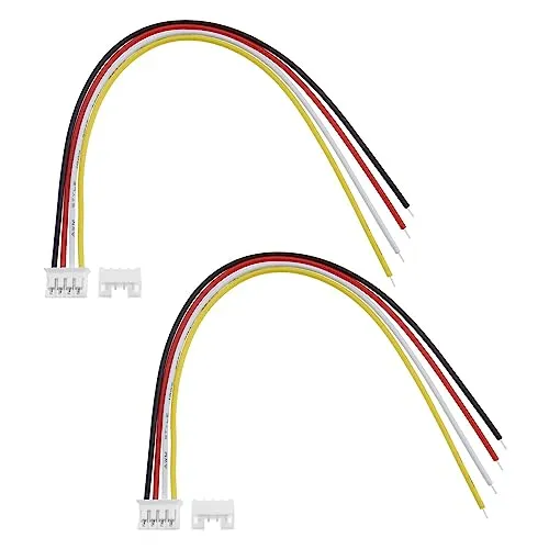 Create idea 20 Sätze JST 2.0 PH 4-poliger Stecker, enthält 20 Stück 4-polige Mini-Buchse mit 150 mm Kabeldraht und 20 Stück 4-poliger Mikro-Stecker