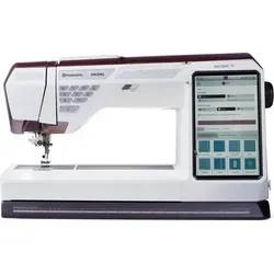 Husqvarna Viking Epic Quilt 97 - Hochentwickelte Nähmaschine mit KI-Technologie und Projizieren von Stichvorschauen für präzise Ergebnisse. Ideal für kreative Projekte und vielseitige Stiche.