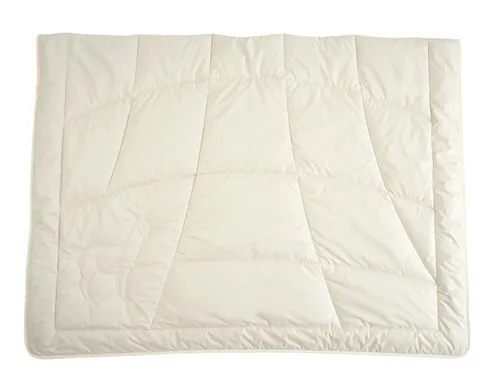 geborgenschlafen Naturhaarbettdecke Ganzjahres-Bettdecke Schafwolle– Wärmeregulierend & atmungsaktiv