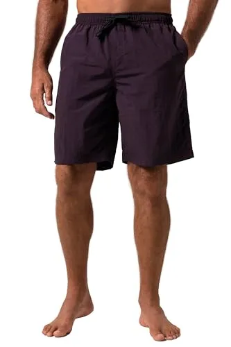 JP 1880 Herren Badeshorts Übergrößen 6XL dunkel violett - Stylische Badeshorts in Übergröße bis 8XL, mit elastischem Bund und Innenslip aus Mesh für hohen Tragekomfort am Strand oder im Schwimmbad.