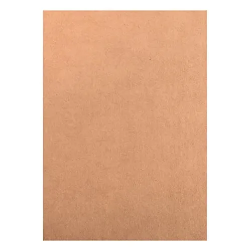 Vaessen Creative Florence Cardstock Kraftpapier A4 300g, 20 Blatt zum Kartenmachen, Geburtstagskarten, Hochzeitskarten, Einladungskarten und Scrapbooking, Kraft Braun
