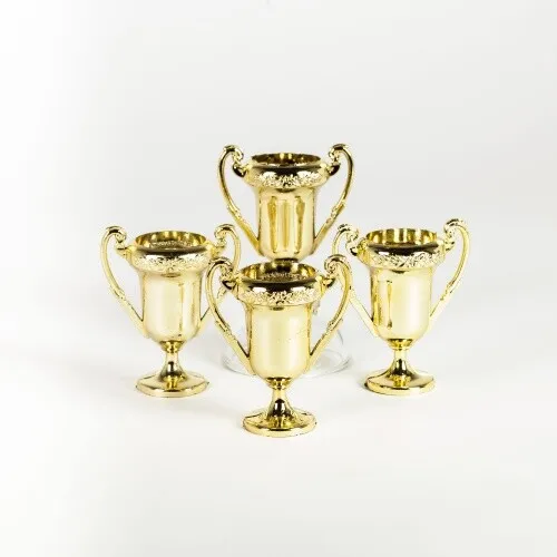 Mini Fussball Pokale, 4 Stück - Ideal als Mitgebsel von unbekannt