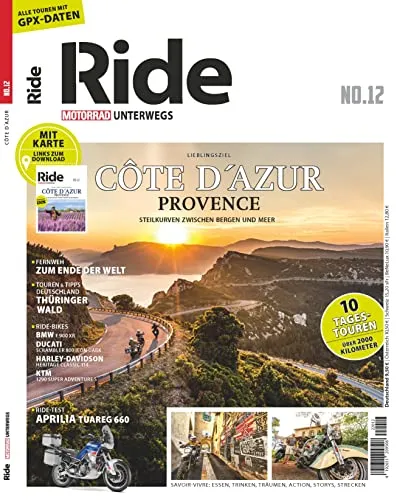 RIDE - Motorrad unterwegs, No. 12: Cote d'Azur / Provence