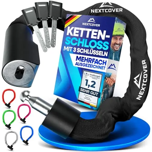 NEXTCOVER® Fahrradschloss LockOne mit Schlüssel I