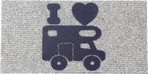 Brunner Hello Camper Fußmatte, 25x50cm von Brunner