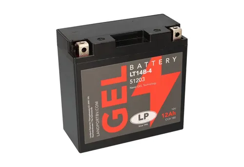 Akkuman.de 12V 12Ah Motorrad Startbatterie MG LT14B-4 - Batterien & Akkus, leistungsstarke Bleiakku mit hoher Startkraft für zuverlässige Motoranlässe.