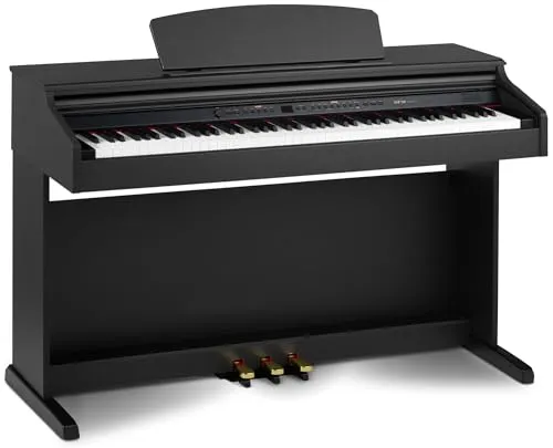 Classic Cantabile DP-50 SM E-Piano Schwarz matt - Keyboards - Ideal für Anfänger mit 88 gewichteten Tasten, 14 Voices und Aufnahmefunktion für kreatives Musizieren.